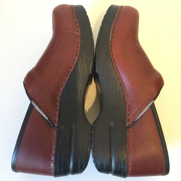 Dansko Brick Red Clogs - Picture 4 of 8